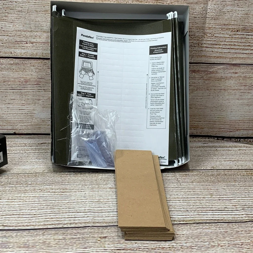 Pendaflex Extra Capacity Hanging Folders Letter Size 25‎ Count Green New